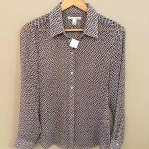 Banana Republic Sheer Blouse